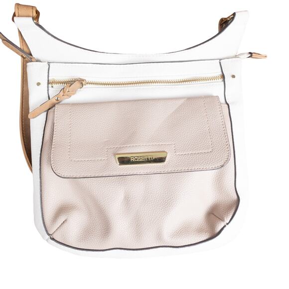 Rosetti Leather Cream Beige Handbag Shoulderbag - Picture 1 of 8